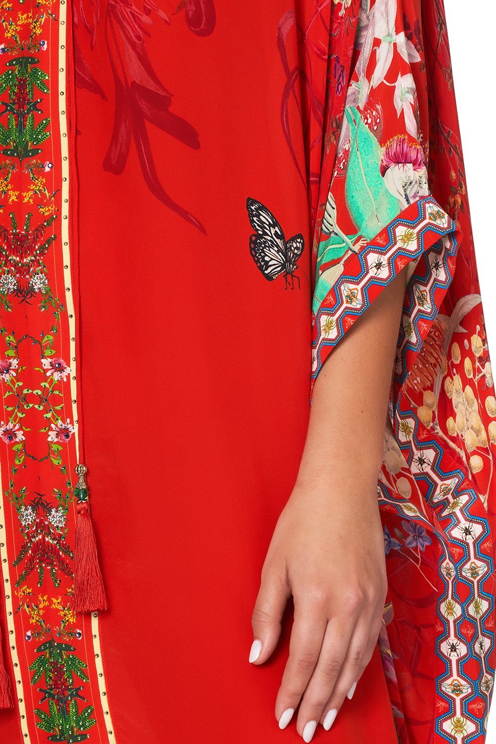 LONG LACE UP KAFTAN WITH EYELETS FARAWAY TREE