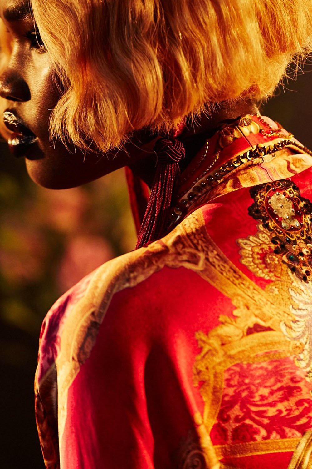 LONG ROBE WITH NARROW COLLAR LOUNGE HOUR