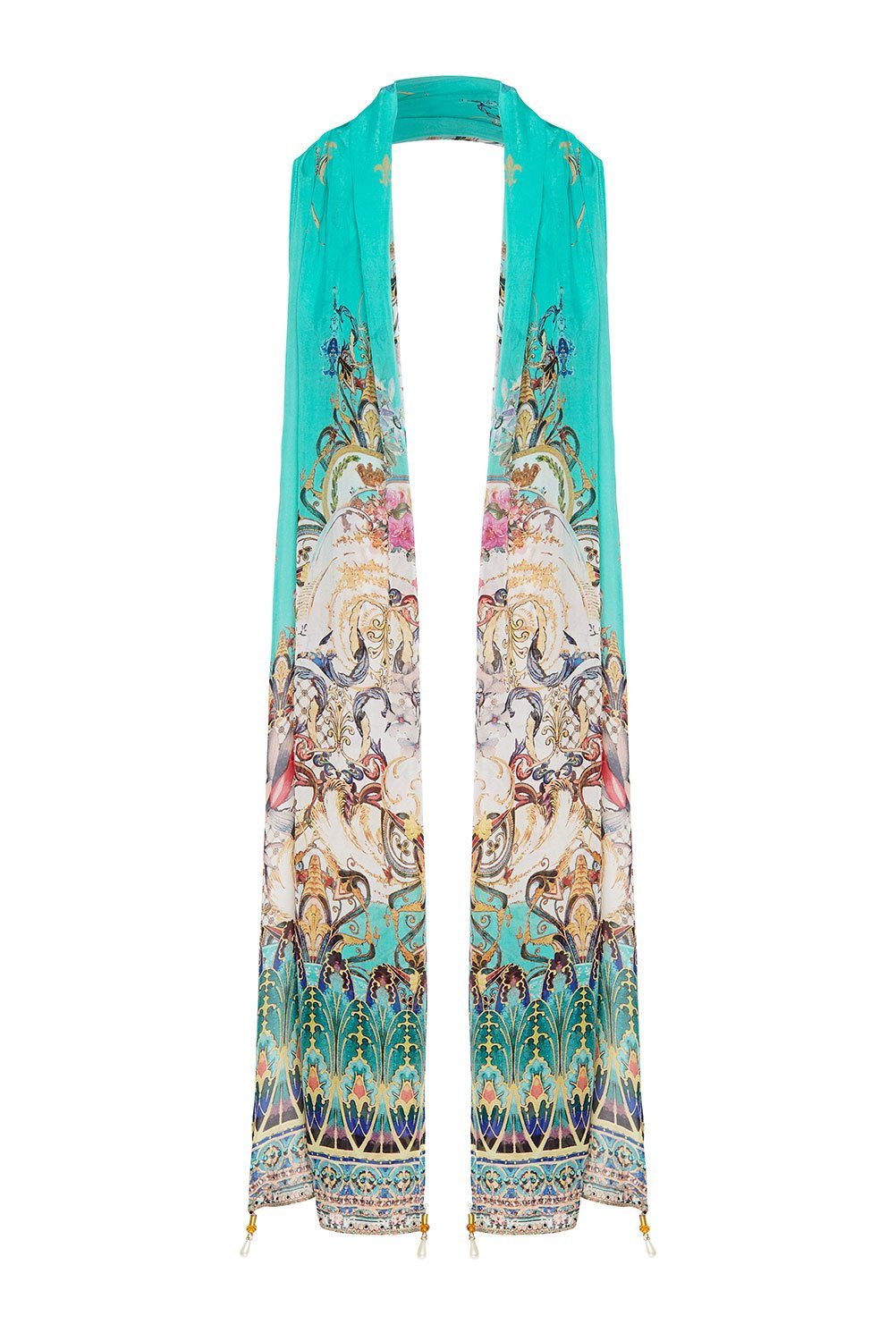 CAMILLA LONG SCARF FLORAISON