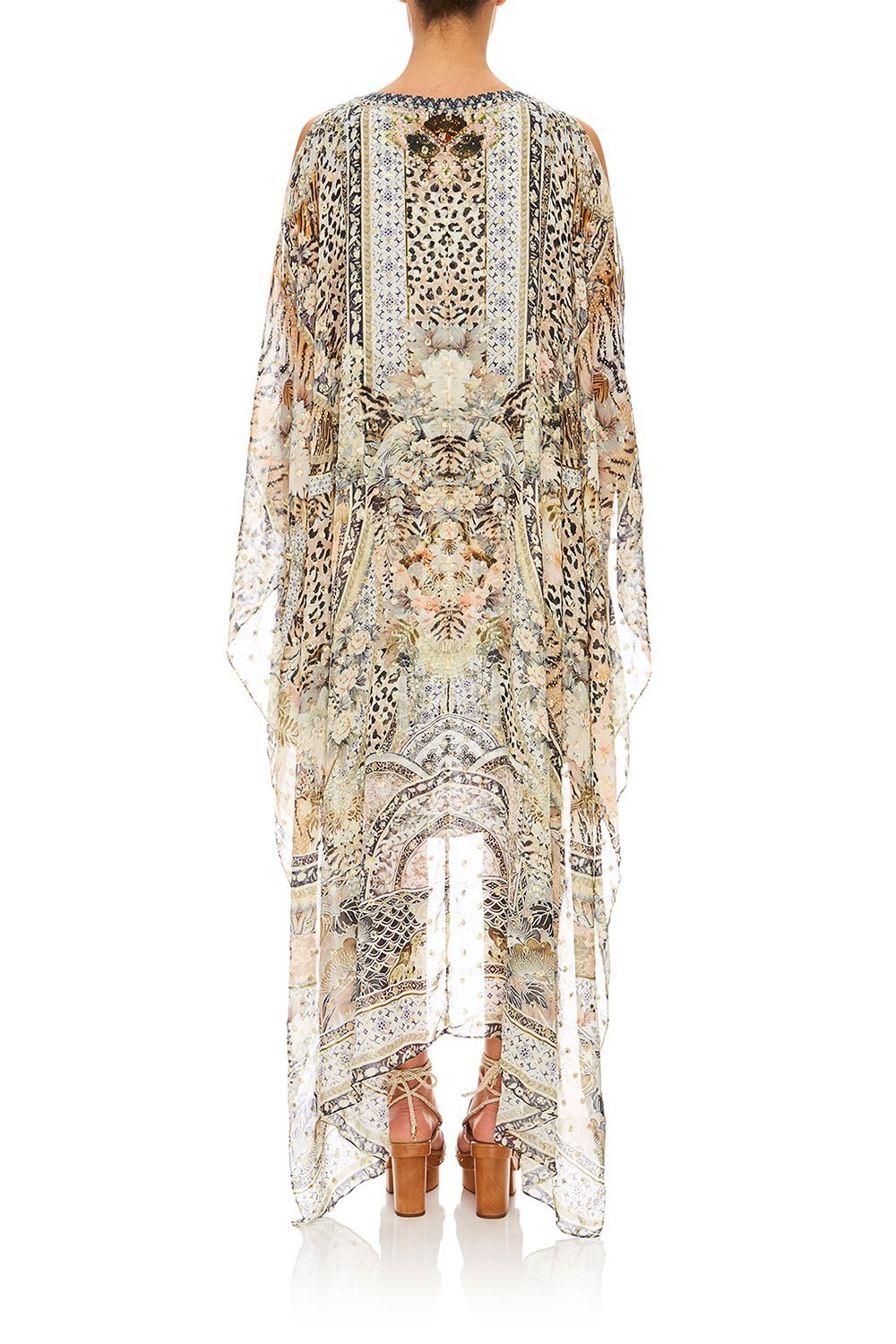 CAMILLA LONG SHEER OVERLAY DRESS MOTO MAIKO