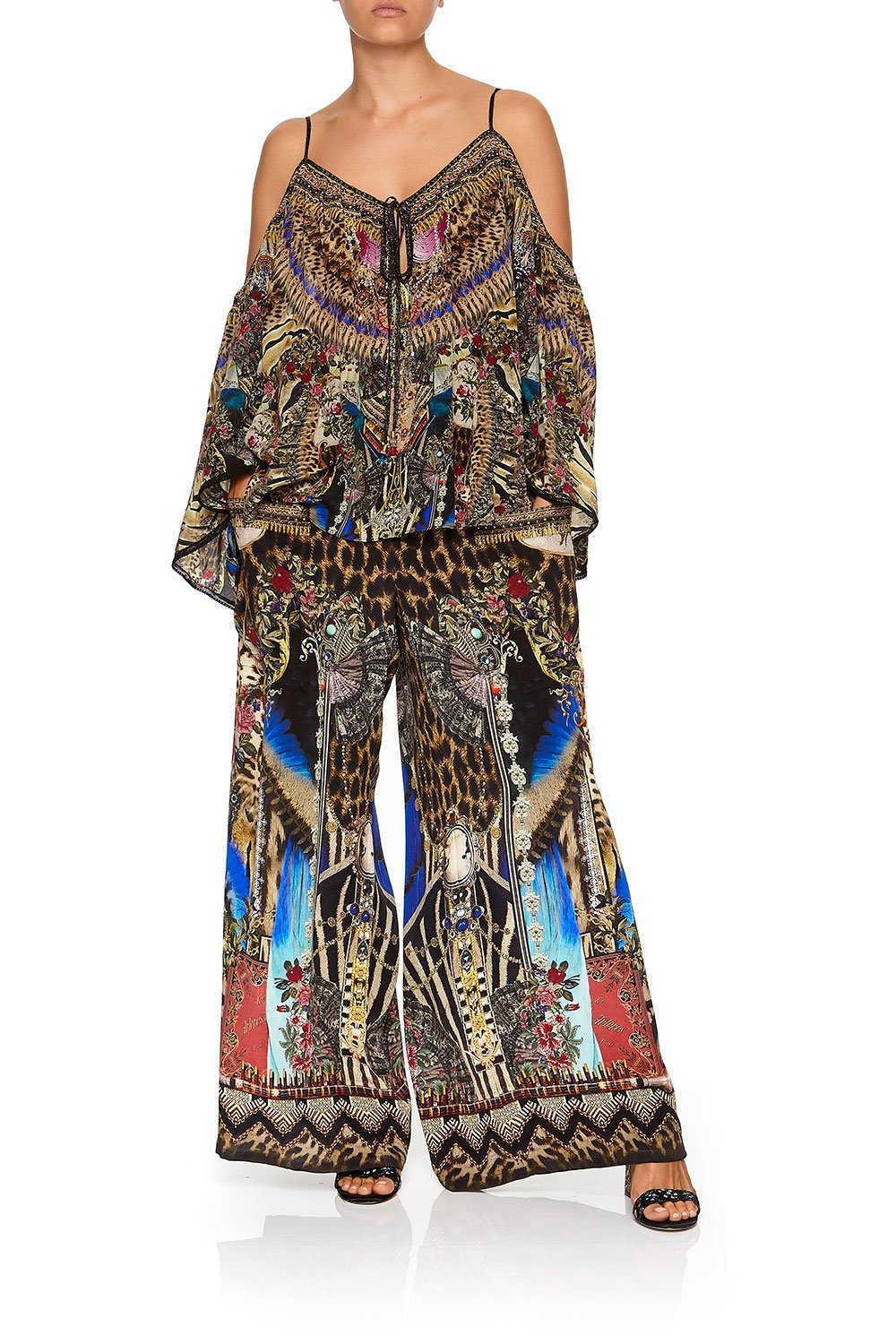 LONG SLEEVE DROP SHOULDER TOP STRONGER TOGETHER