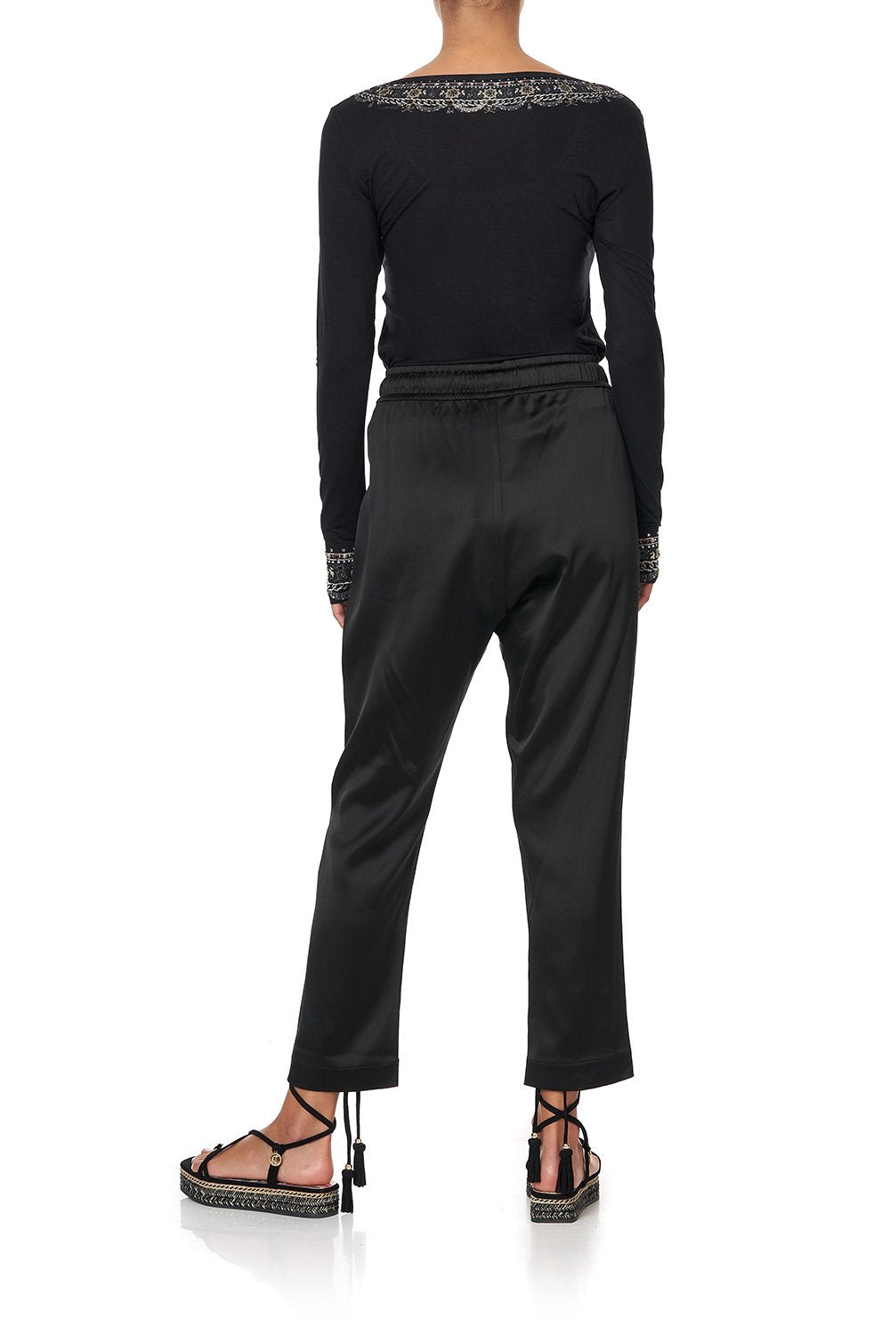 LONG SLEEVE TOP WITH THUMBHOLE MIDNIGHT PEARL