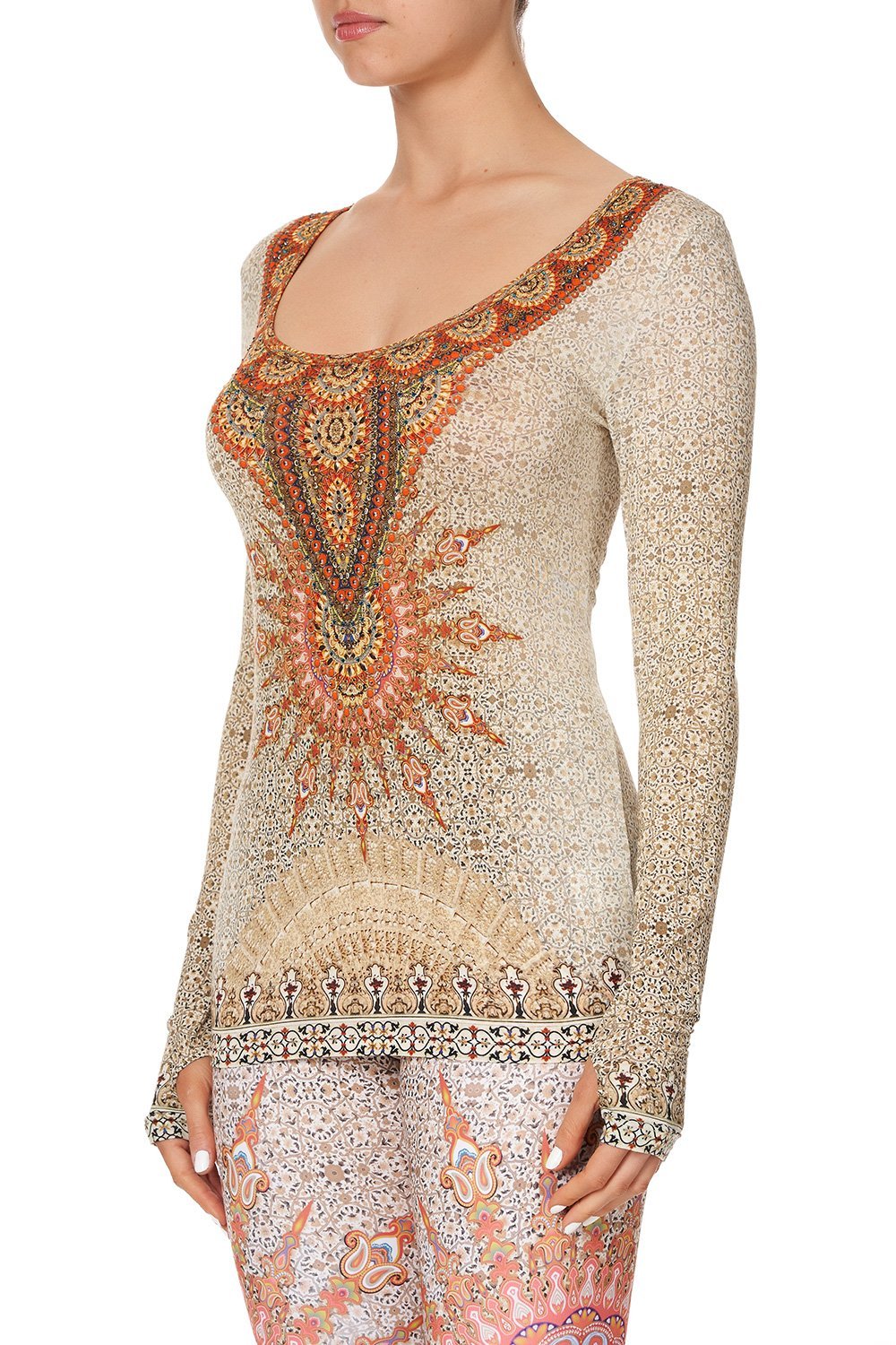 LONG SLEEVE TOP WITH THUMBHOLE TALITHA