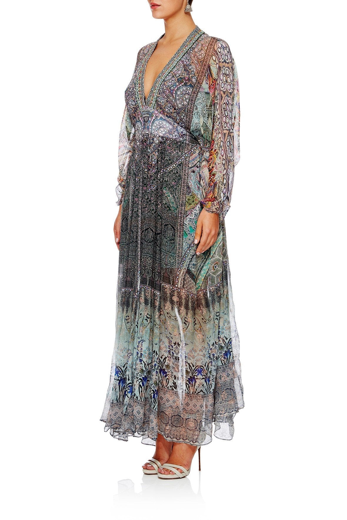 MAMAS HOME LONG KAFTAN W WAISTBAND