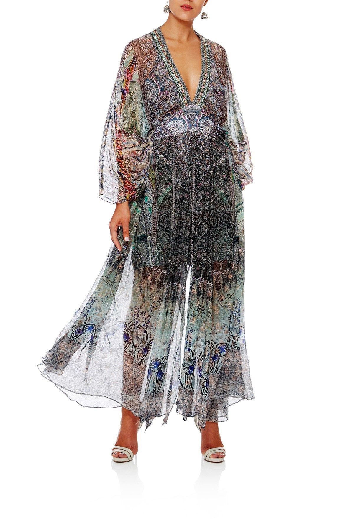 MAMAS HOME LONG KAFTAN W WAISTBAND
