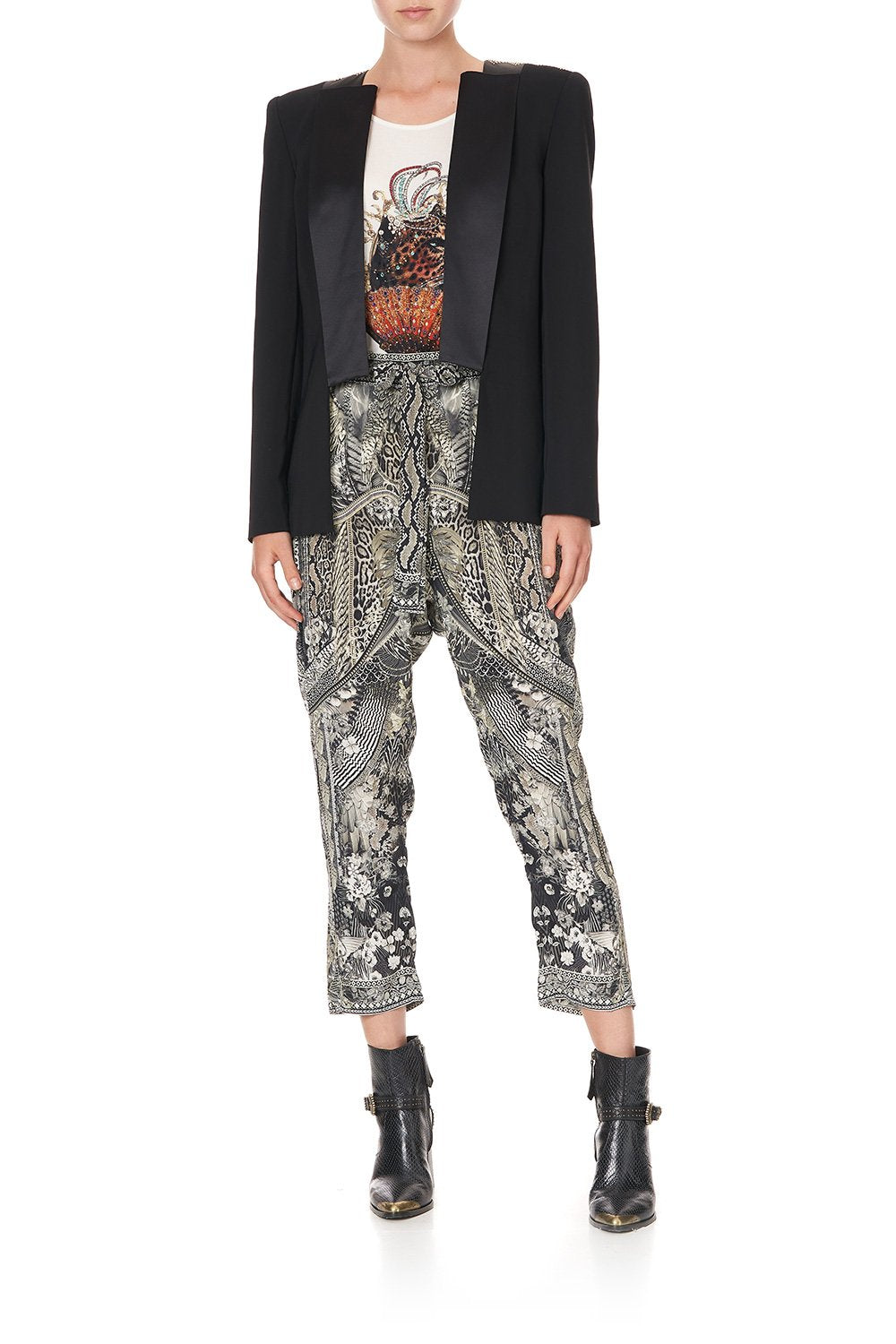 DROP CROTCH SLIM LEG PANT ONE TRIBE