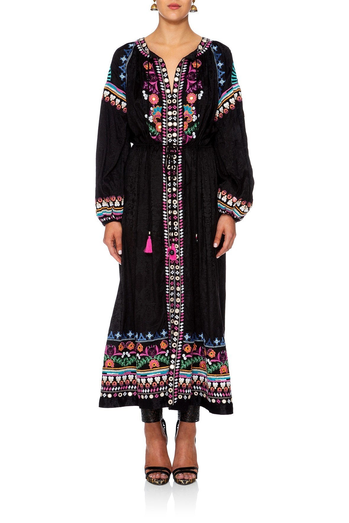 JAGGIS KINGDOM LOOSE FIT DRESS W TIE WAIST