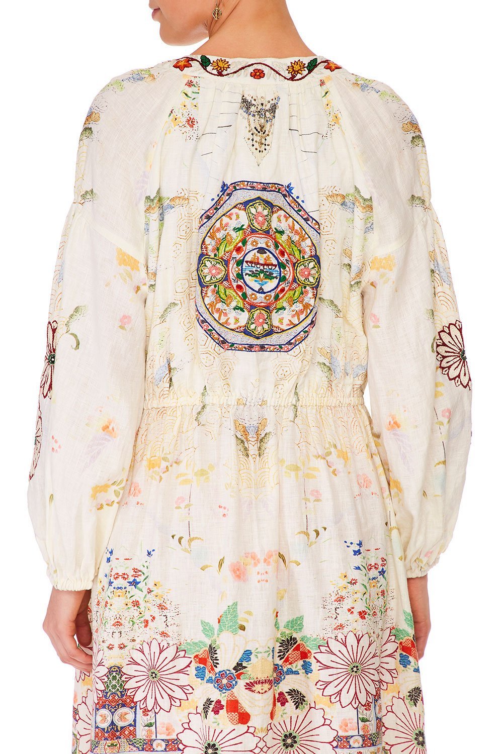 CAMILLA TIME AFTER TIME LOOSE FIT DRESS W TIES