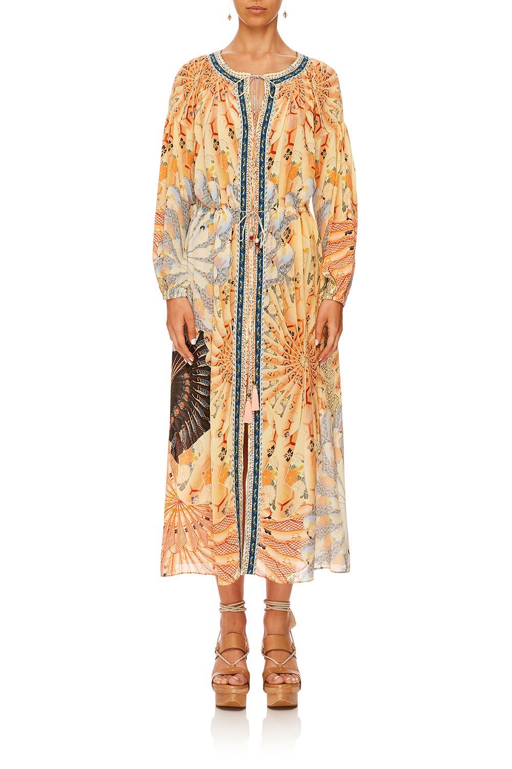 CAMILLA FOR THE FANS LOOSE FIT DRESS W TIE WAIST