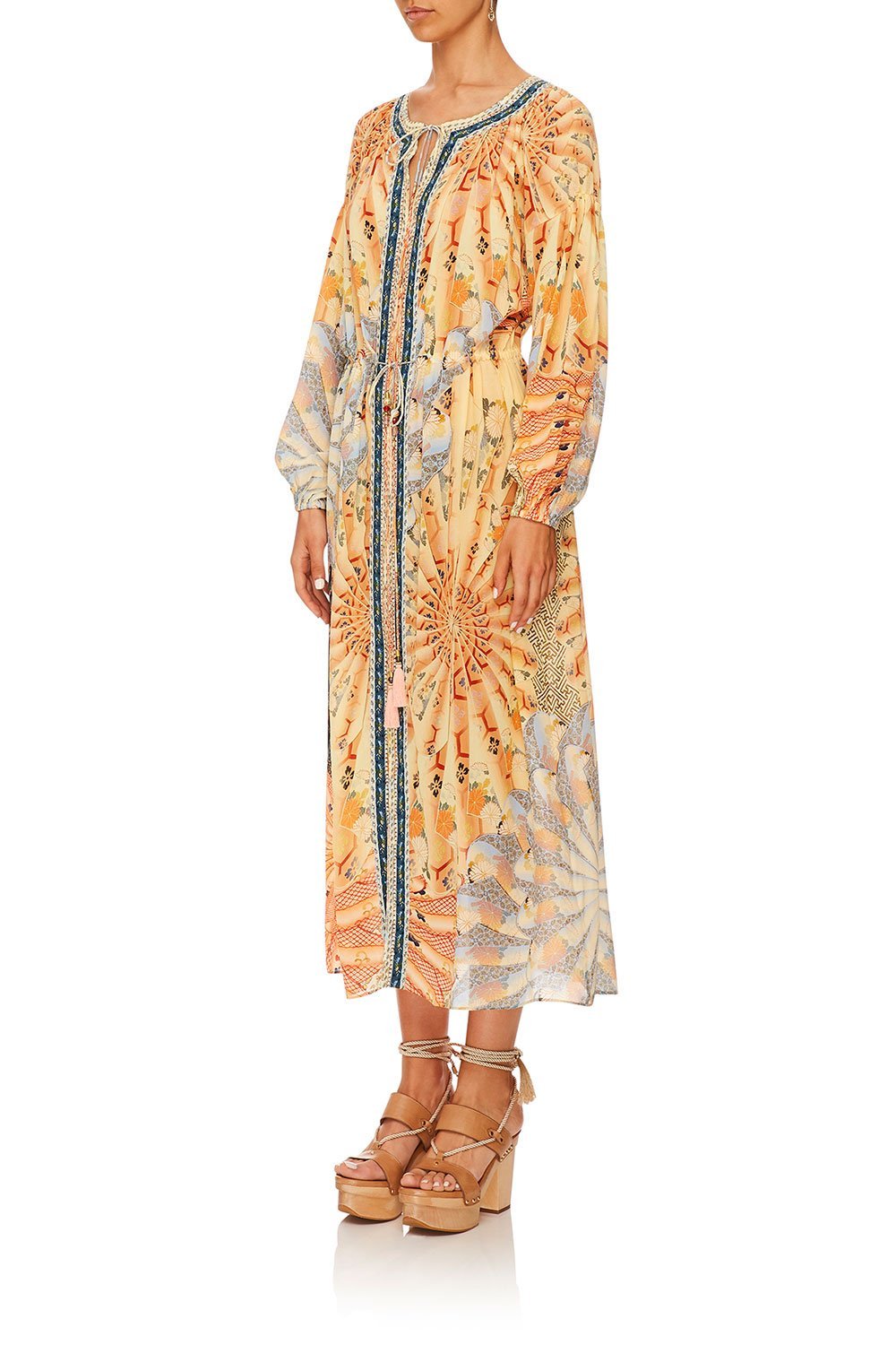 CAMILLA FOR THE FANS LOOSE FIT DRESS W TIE WAIST