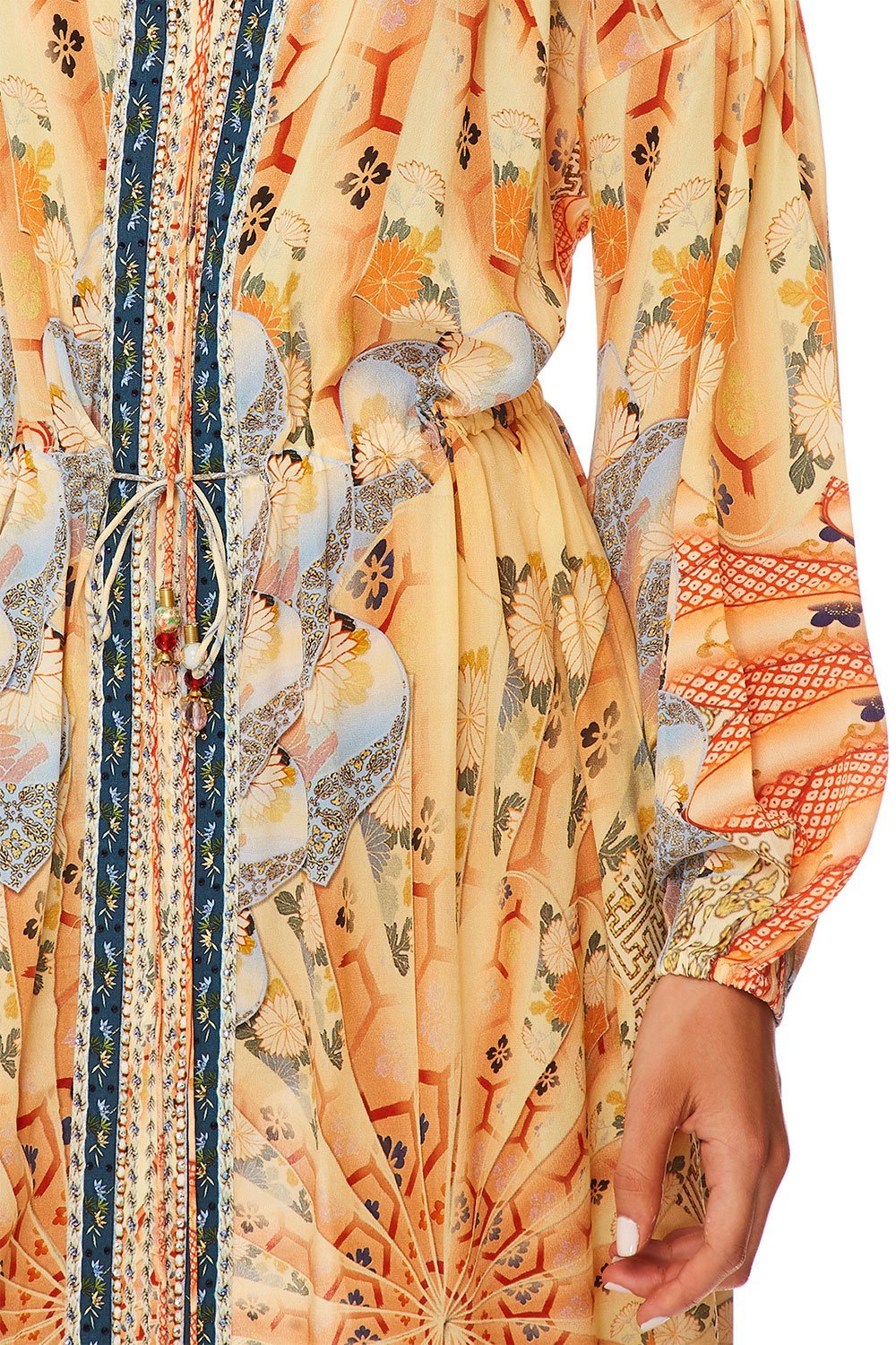 CAMILLA FOR THE FANS LOOSE FIT DRESS W TIE WAIST