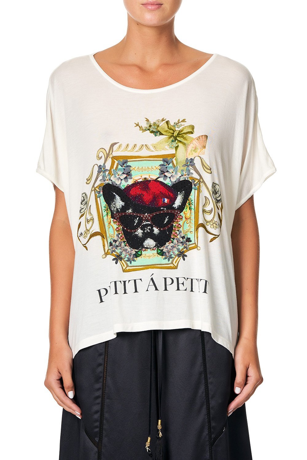 CAMILLA LOOSE FIT ROUND NECK TEE JOIE DE VIVRE