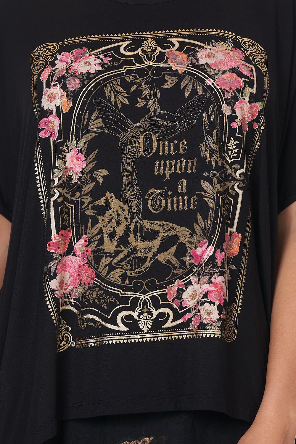 LOOSE FIT ROUND NECK TEE MIRROR MIRROR