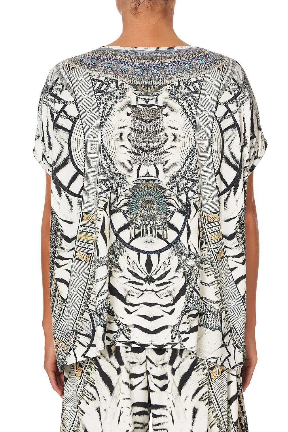 LOOSE FIT ROUND NECK TEE WILD BELLE