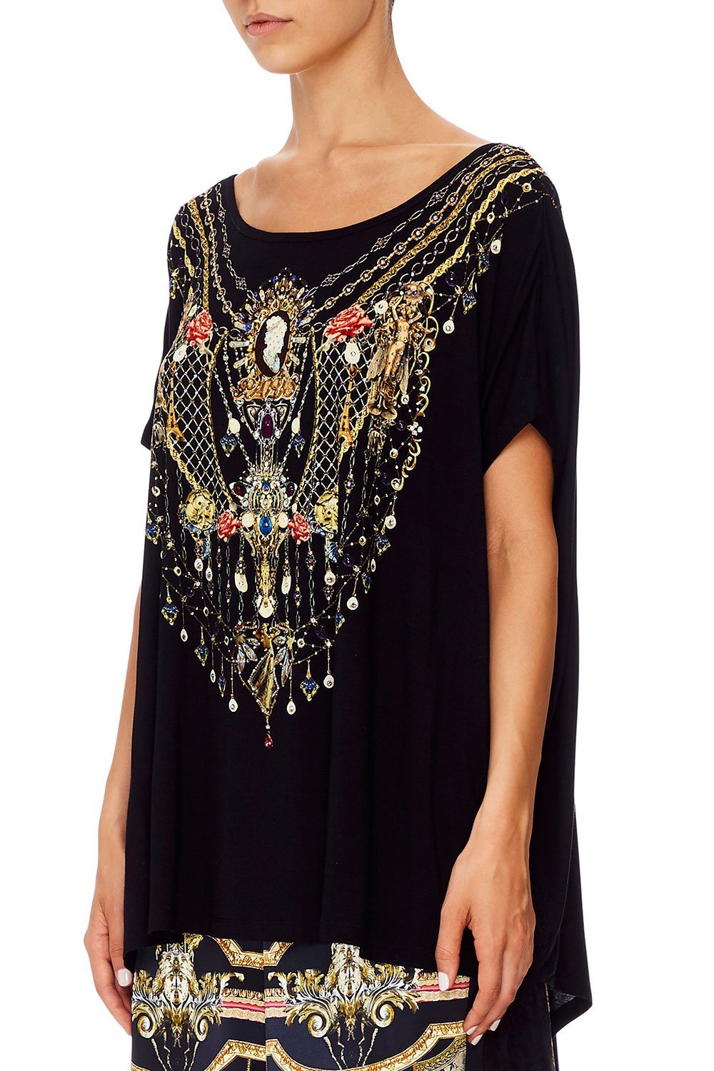 CAMILLA LOOSE FIT TEE FRIEND IN FLORA