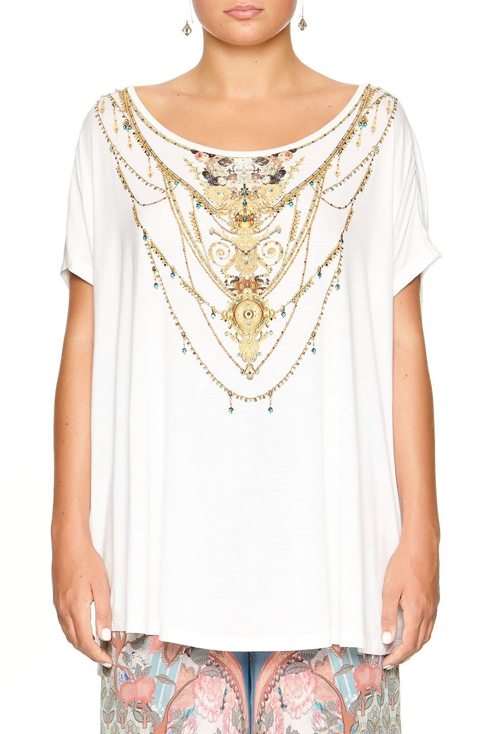 CAMILLA LOOSE FIT TEE OLYMPE ODE