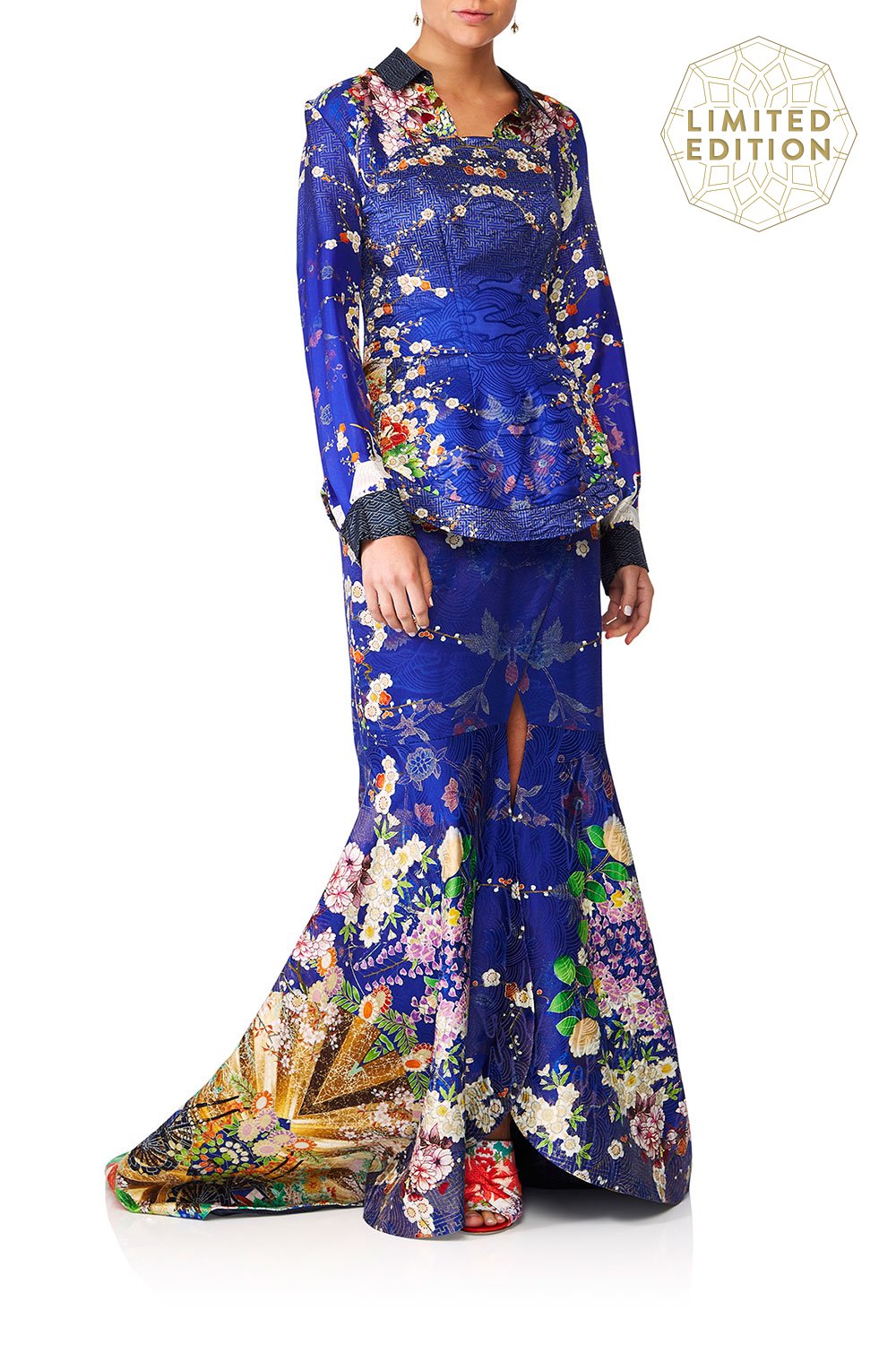 CAMILLA MAIKOS MIDNIGHT WRAP OVER SKIRT