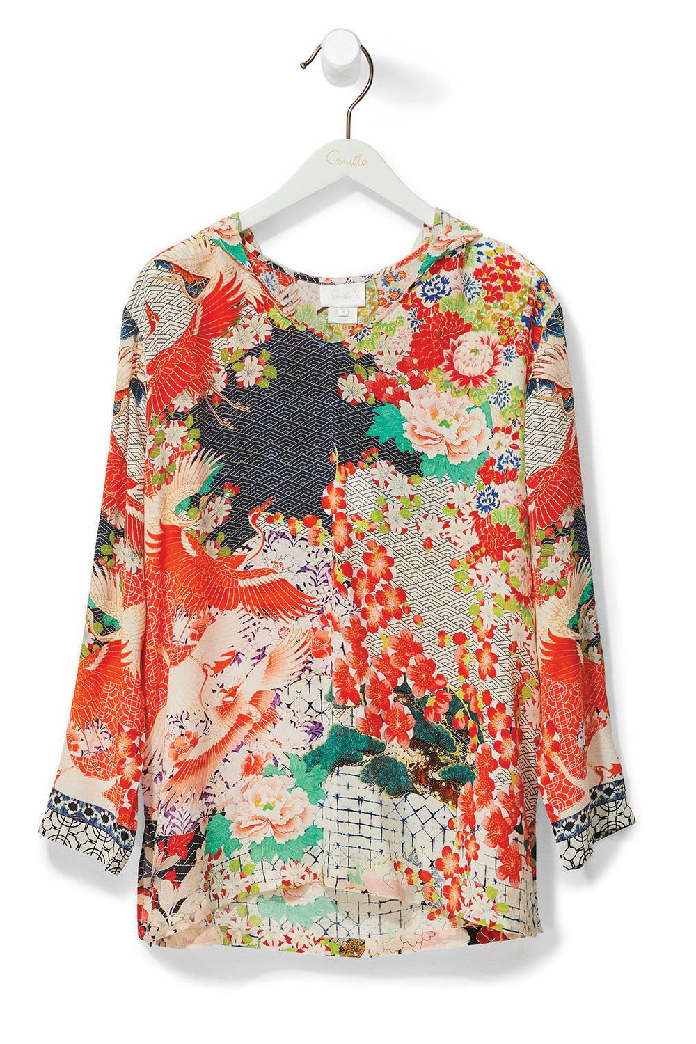 CAMILLA GEISHA GIRL MENS HOODED MANTAN