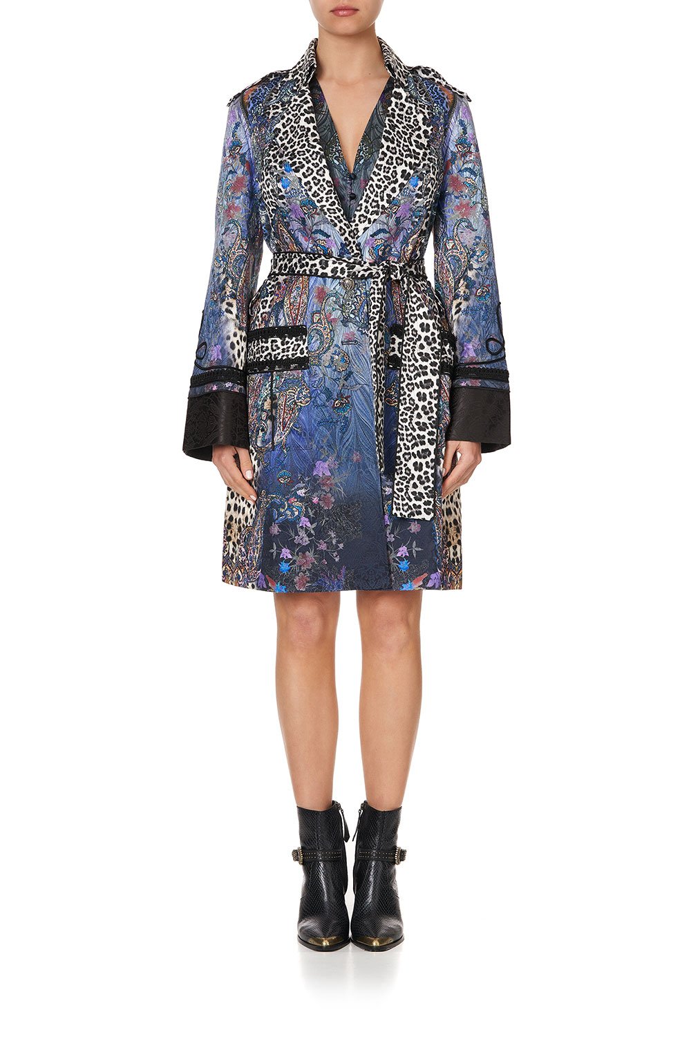 MID LENGTH MILITARY COAT FESTIVAL EXPRESS