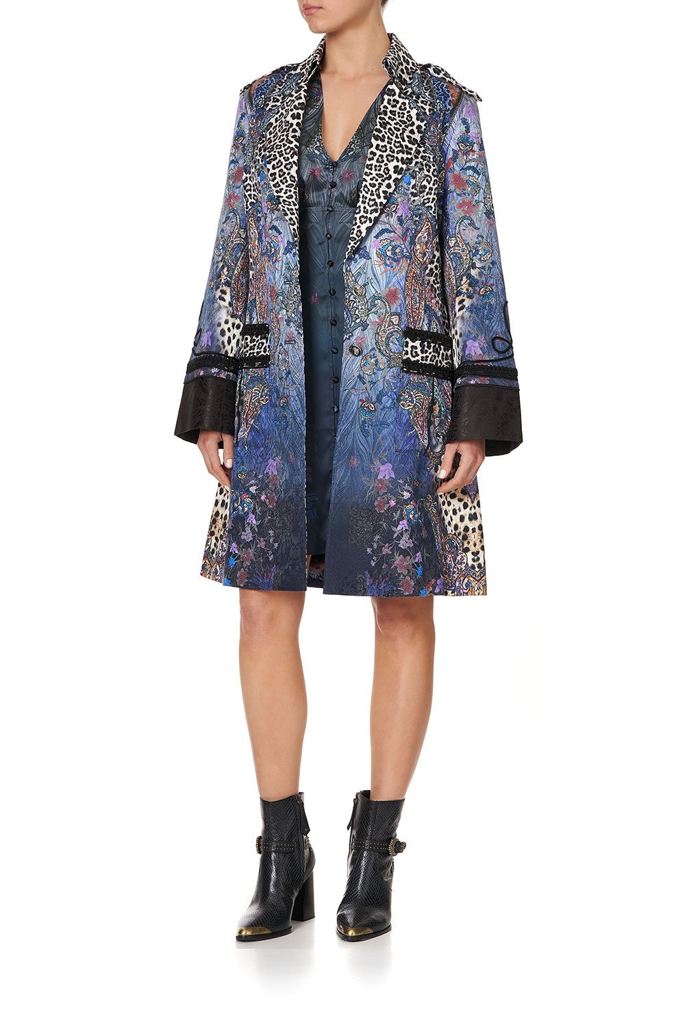 MID LENGTH MILITARY COAT FESTIVAL EXPRESS