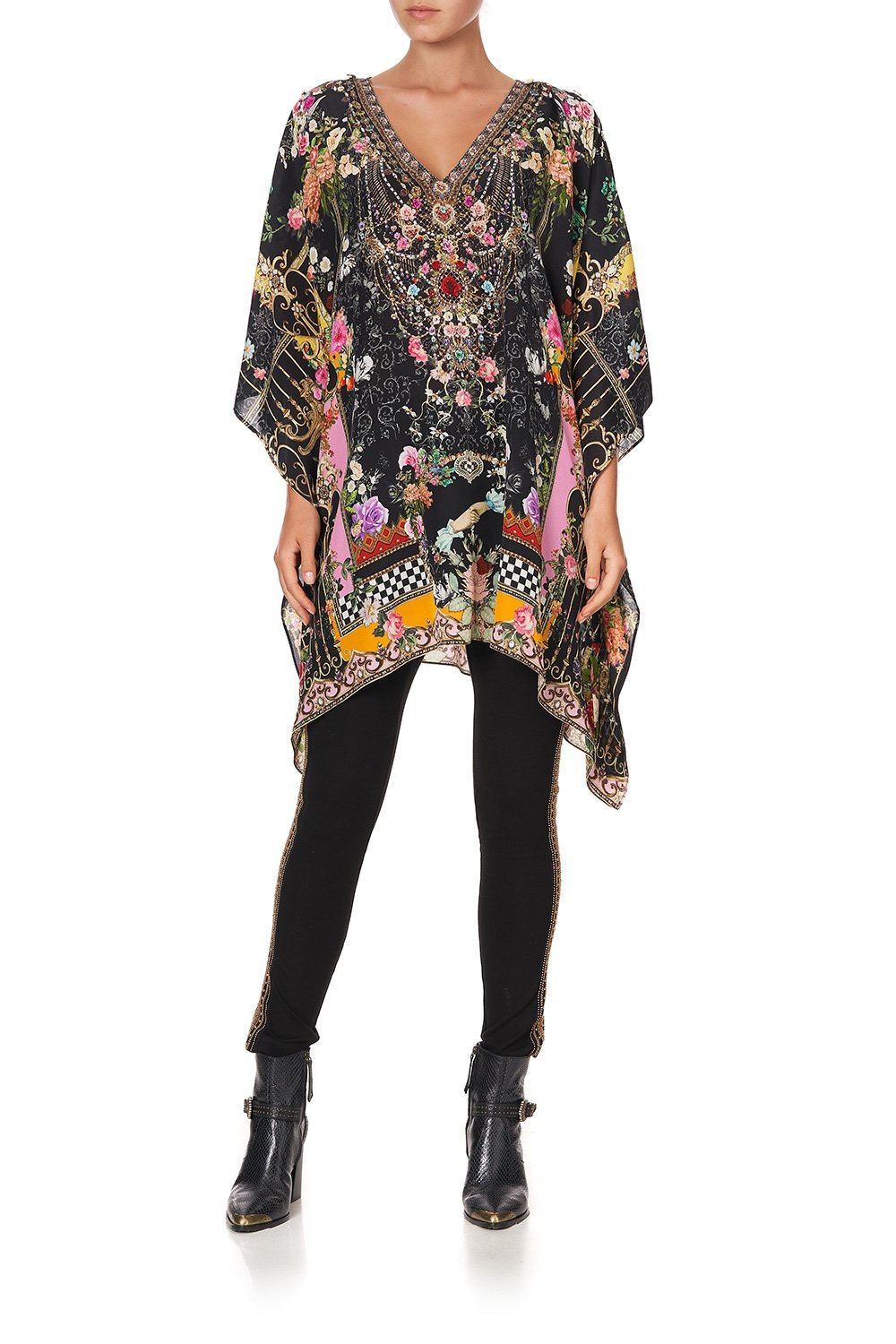 MIDI KAFTAN WITH BUTTON UP SLEEVES MONTAGUES CAPULET