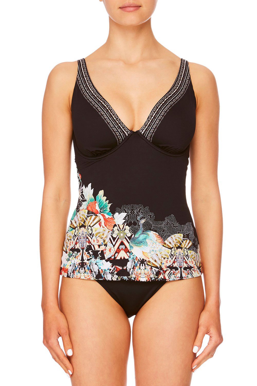 CAMILLA MIDNIGHT MOONCHILD E CUP UNDERWIRE TANKINI