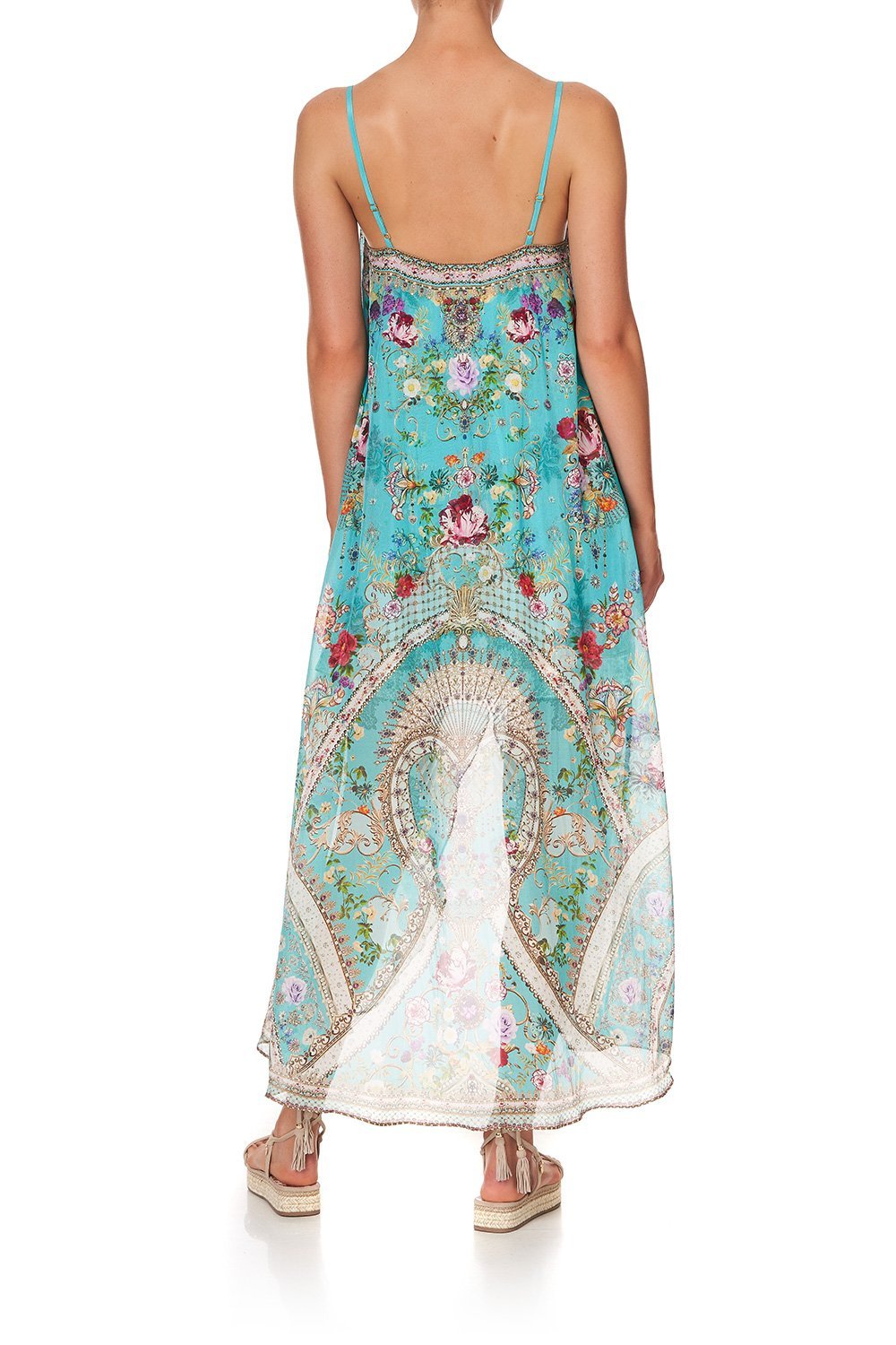 MINI DRESS WITH LONG OVERLAY A SONNET FOR SATINE