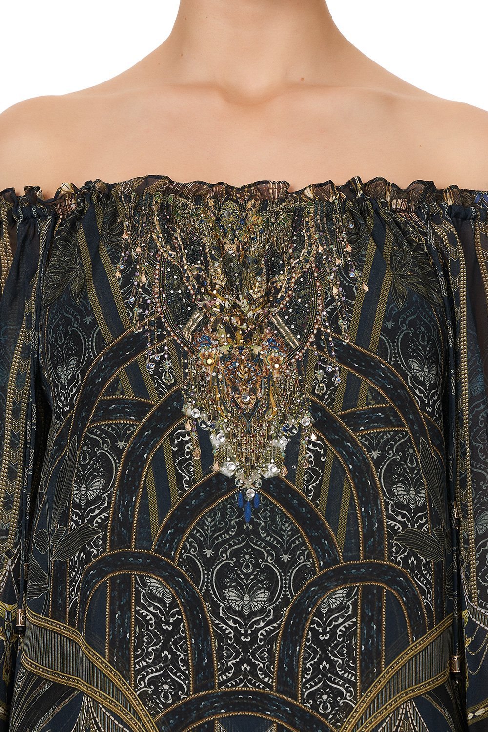 OFF SHOULDER FLARE BLOUSE GREAT SCOTT