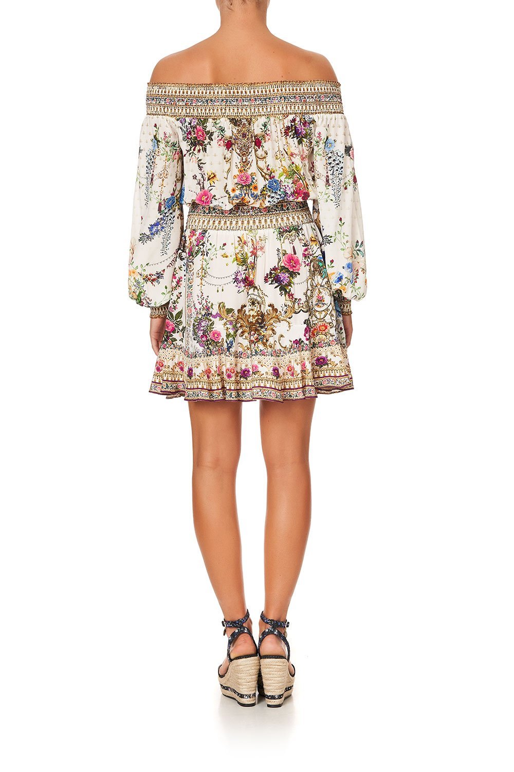 OFF SHOULDER SHORT DRESS BY THE MEADOW