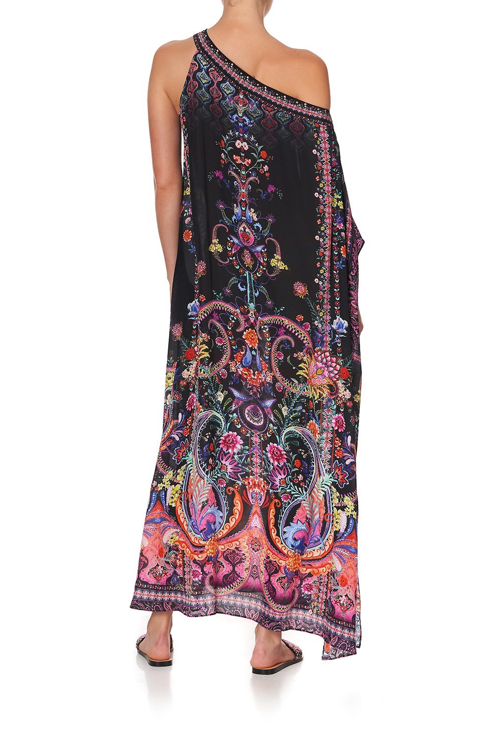 ONE SHOULDER KAFTAN WITH NECKBAND BOHEMIAN REBELLION