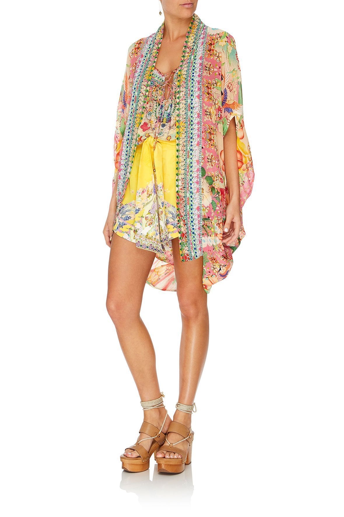 OPEN FRONT CARDI CAPE KIMONO KISSES