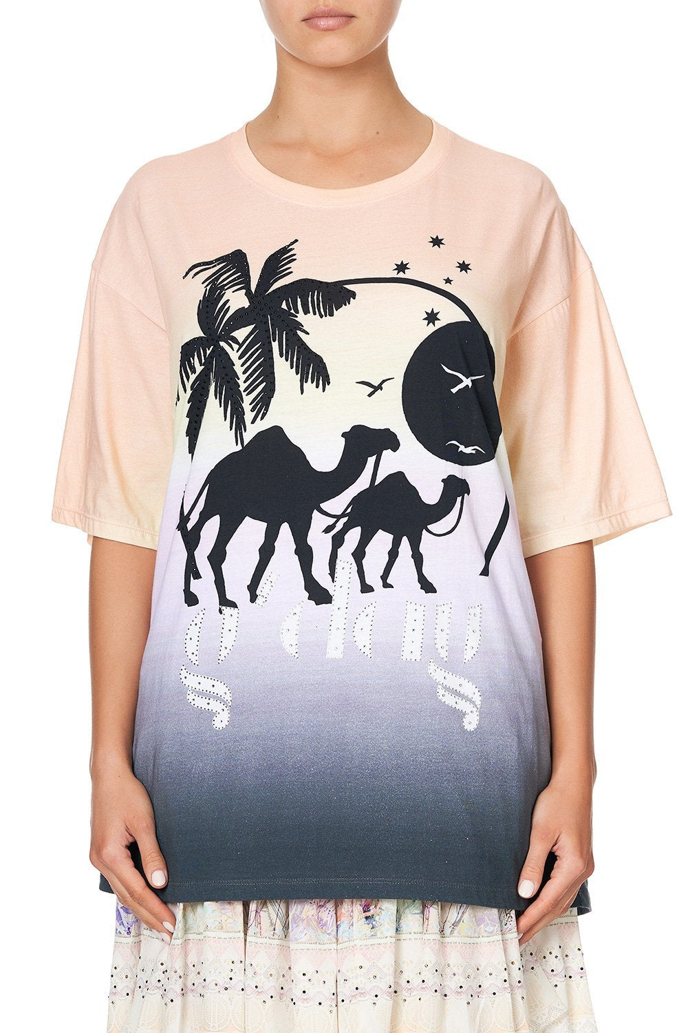 OVERSIZE BAND TEE MERMAID MILLA