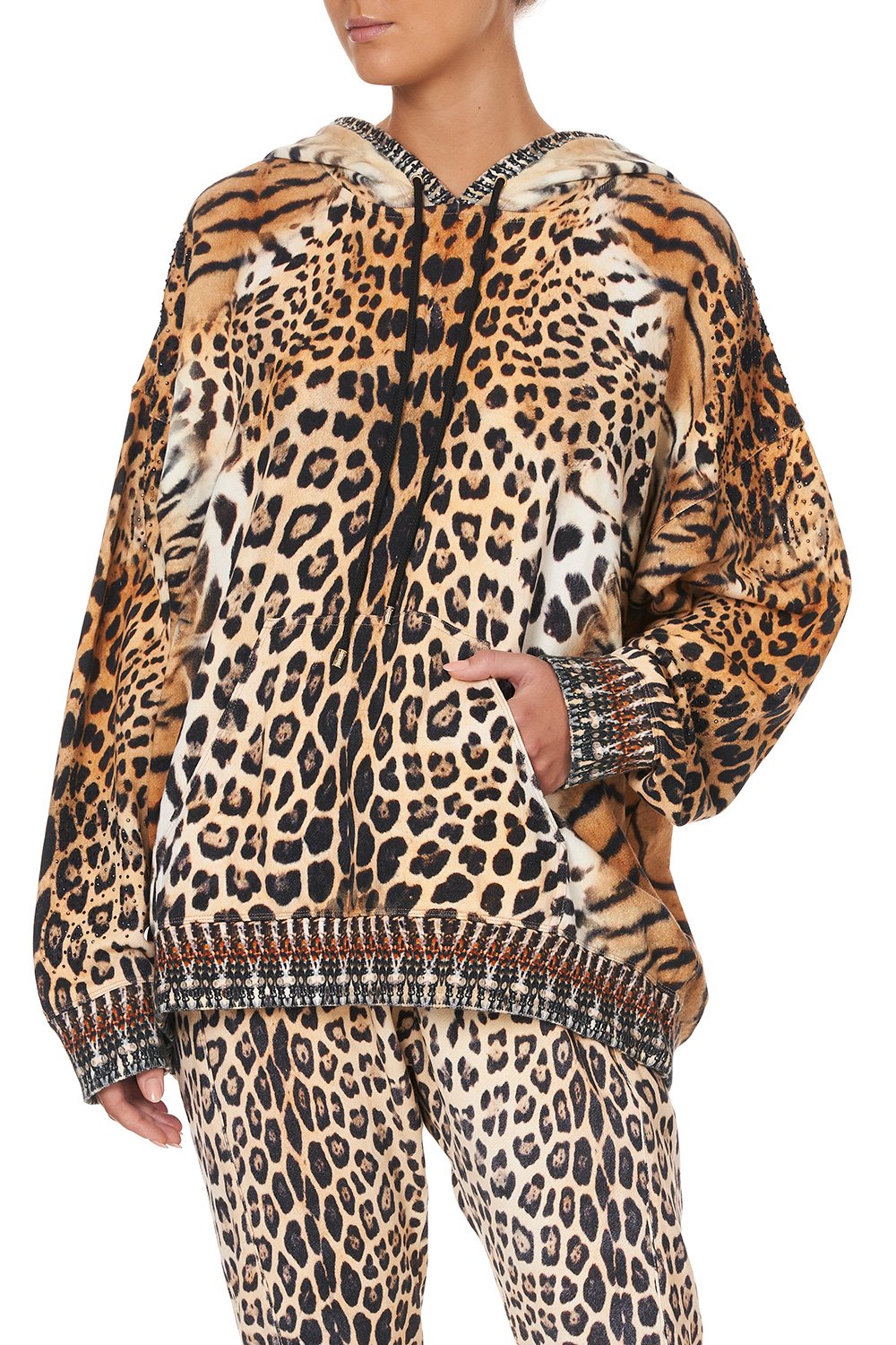 JAGUAR OVERSIZED BOYFRIEND HOODIE