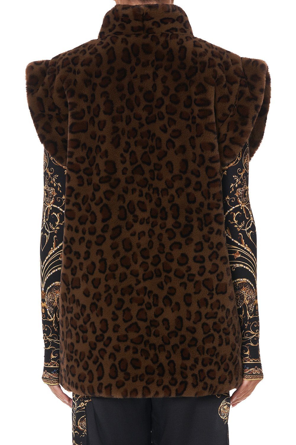 OVERSIZED FEUX FUR GILET - FLOW STUDIO 54