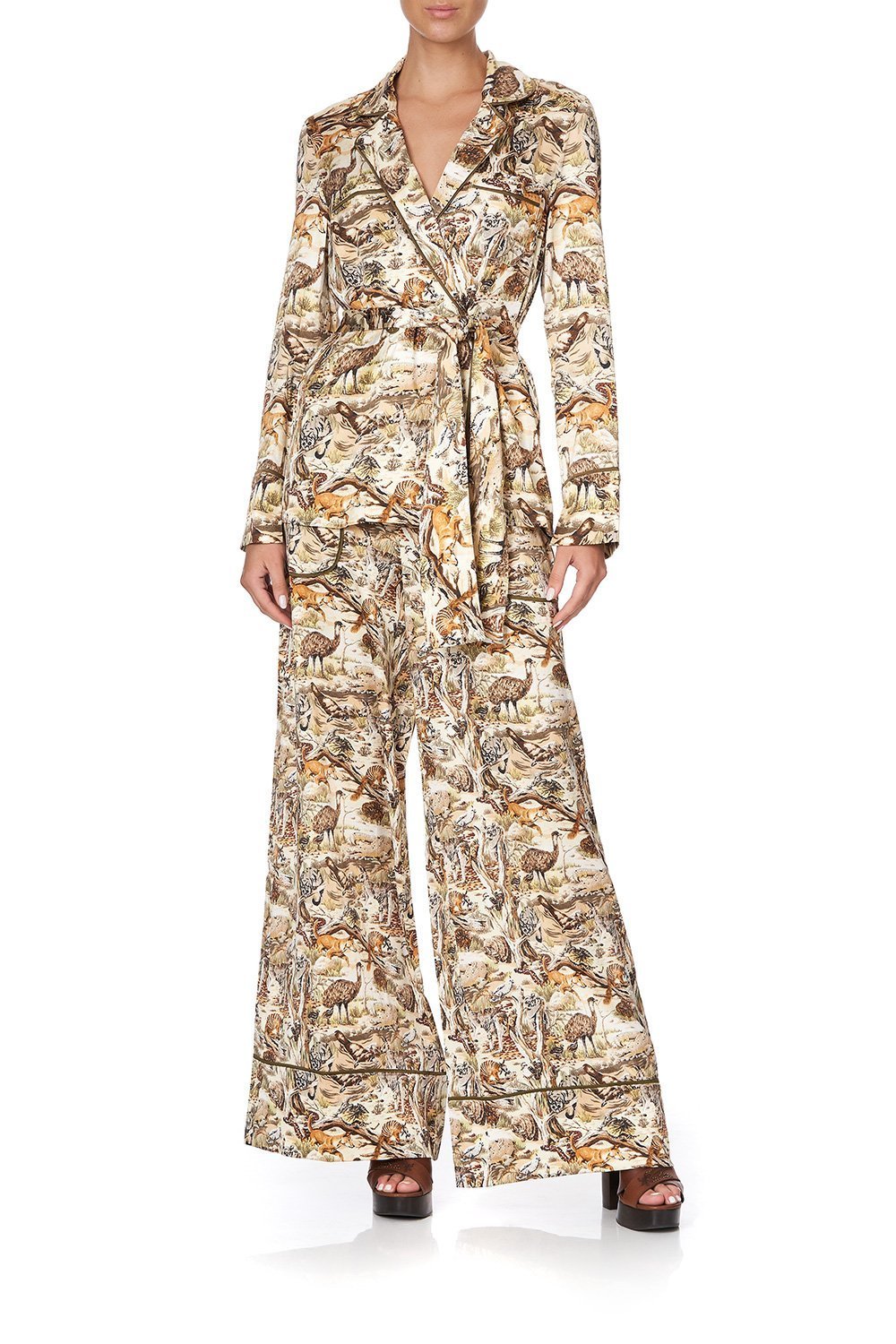 LOUNGE TROUSER WITH CUFFS BUSH DOOF