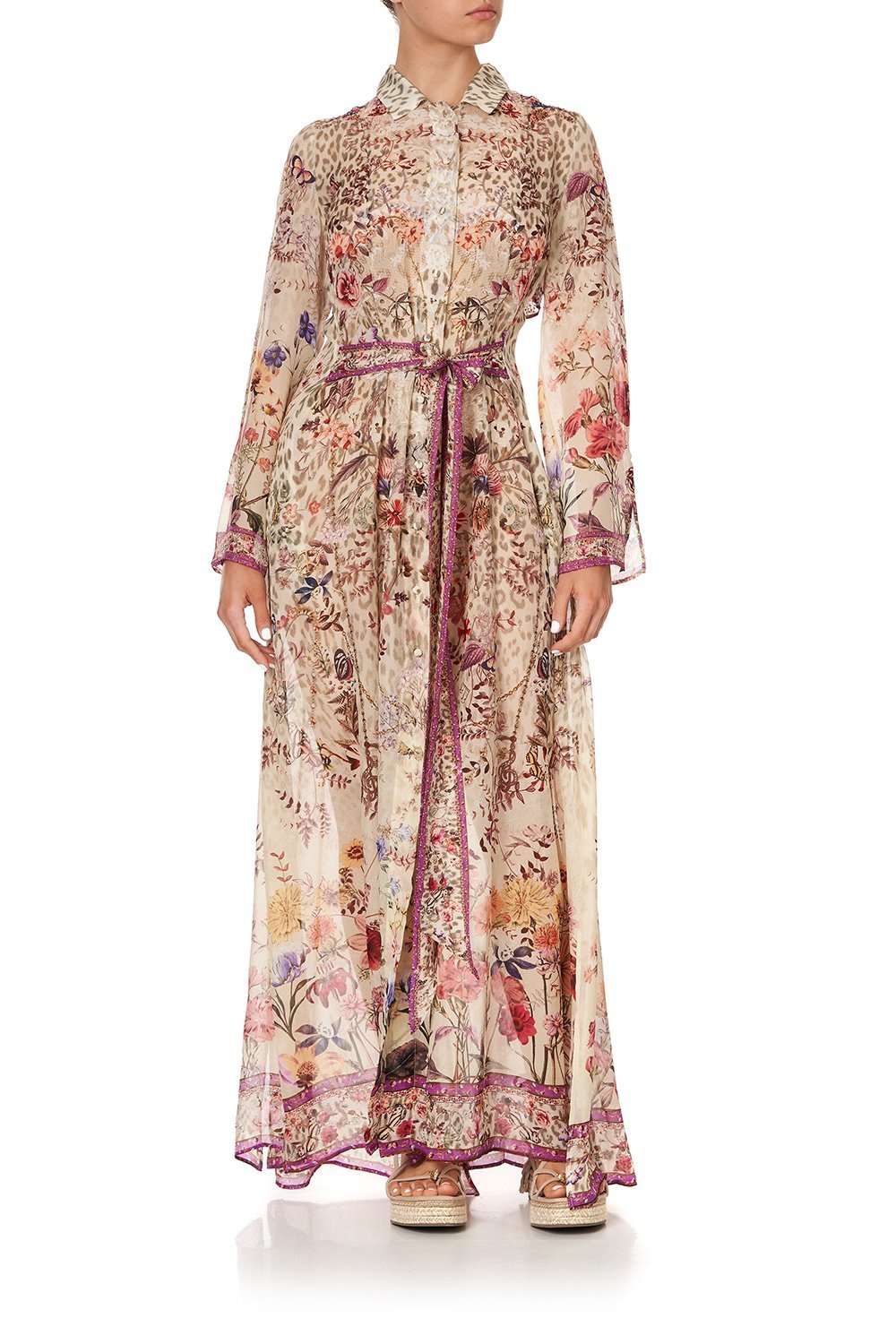 PRINTED TRENCH DRIFTING DREAMER