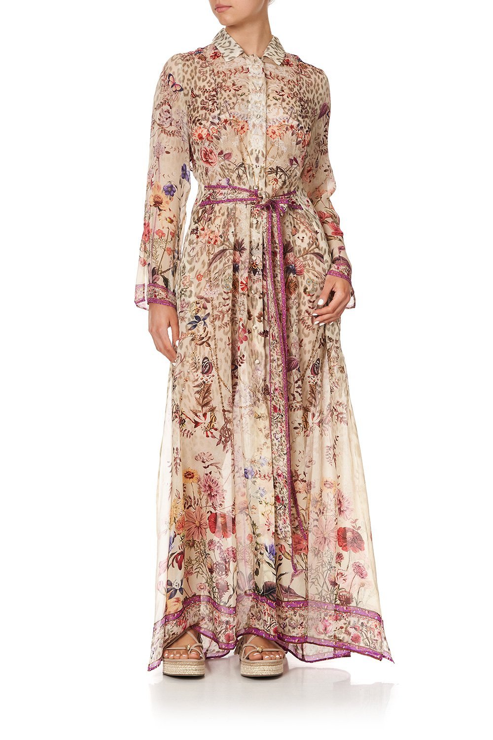 PRINTED TRENCH DRIFTING DREAMER