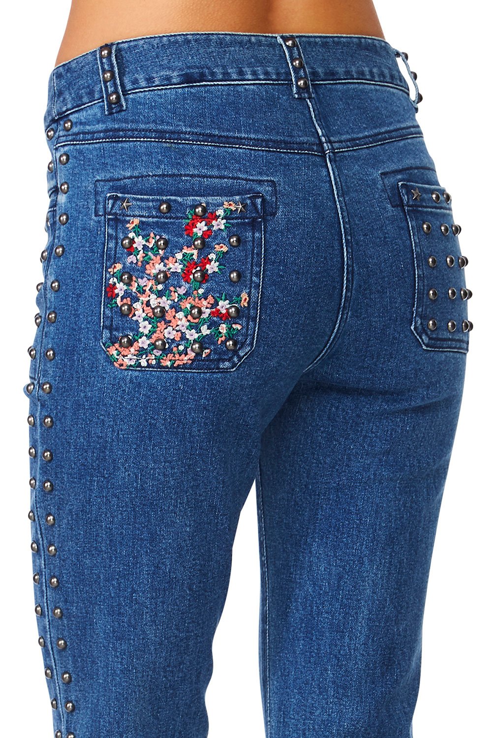 CAMILLA QUEEN OF KINGS FLARED JEAN W CONTRAST PANELS