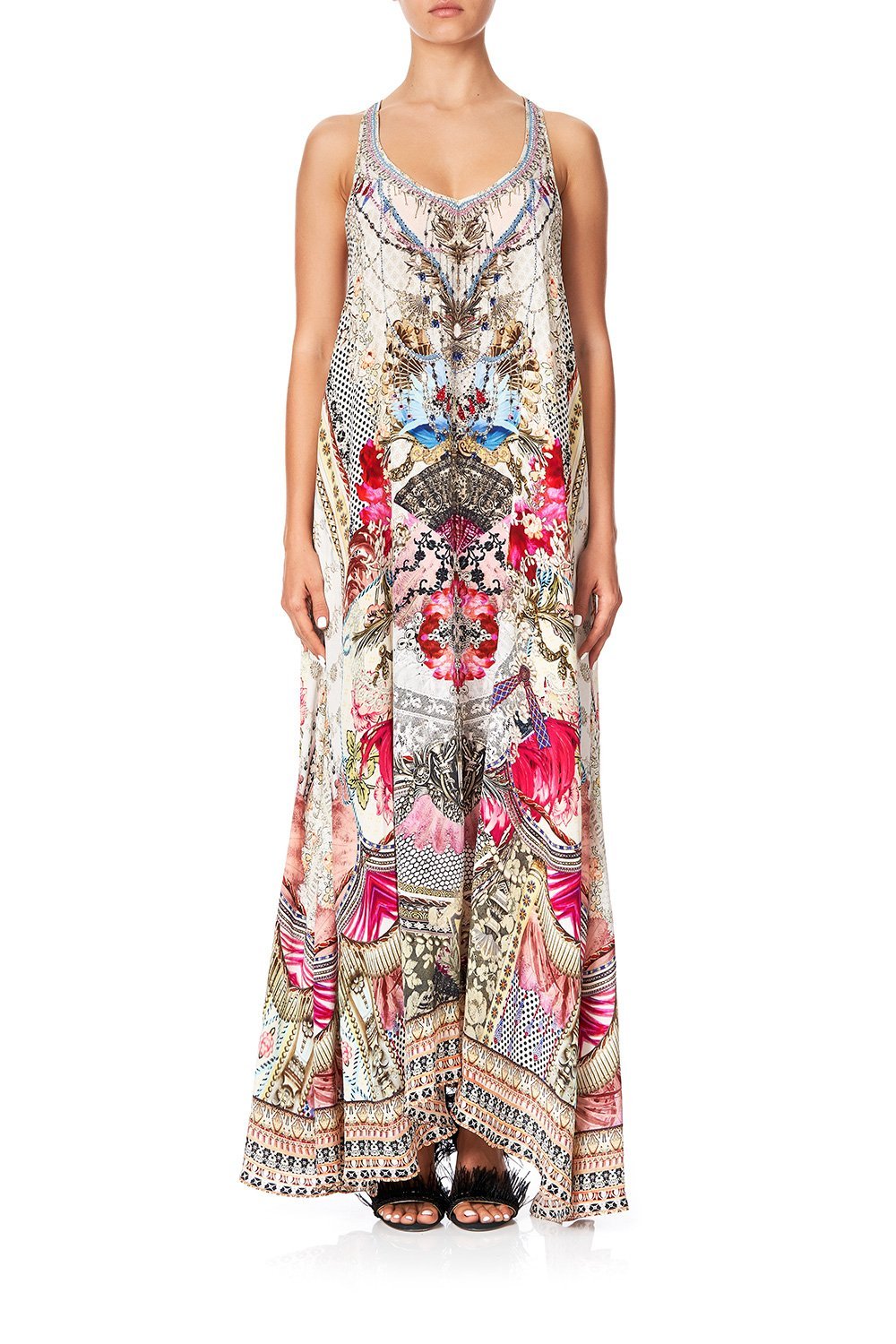 V-NECK RACER BACK DRESS MONTMARTRE HEART