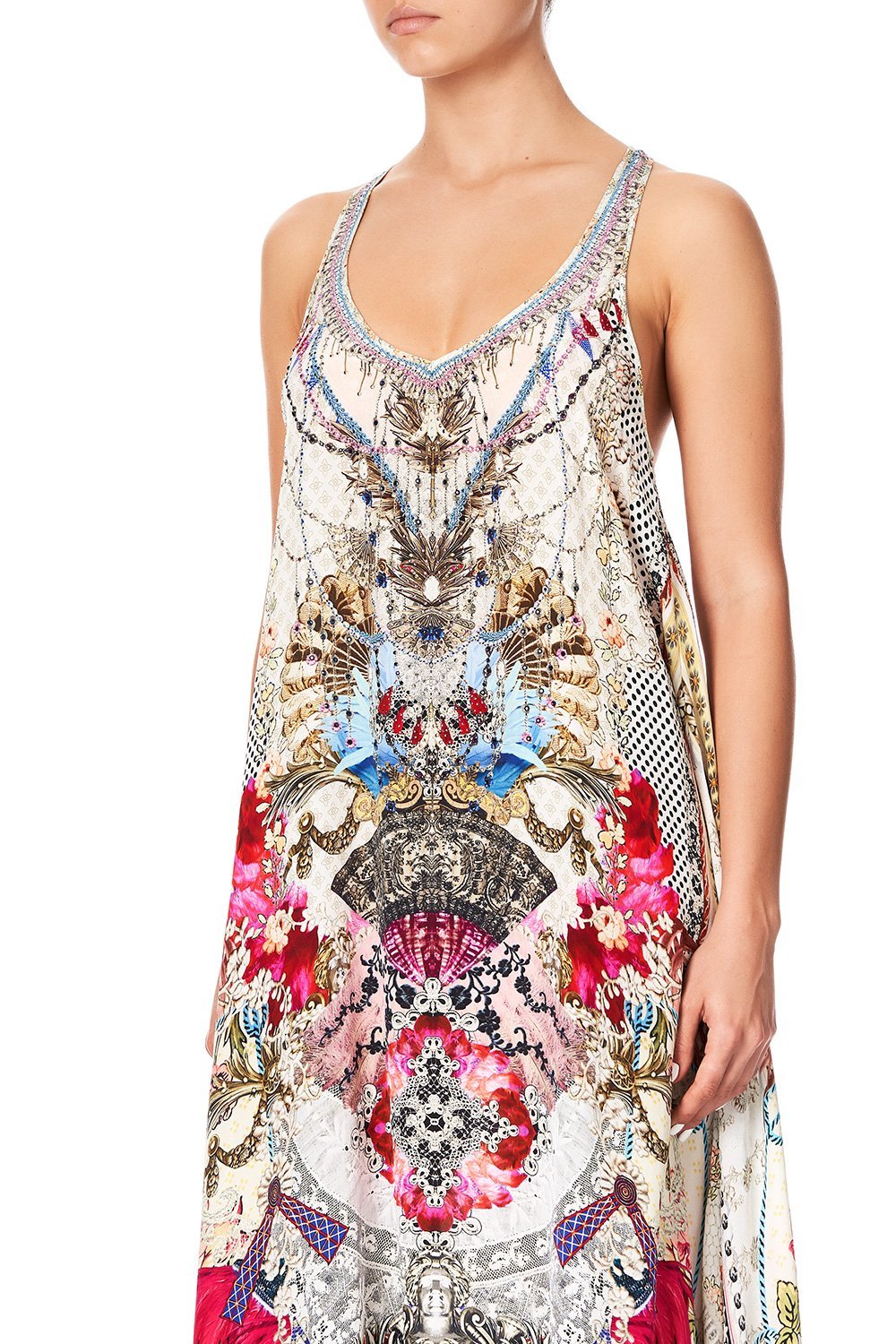 V-NECK RACER BACK DRESS MONTMARTRE HEART