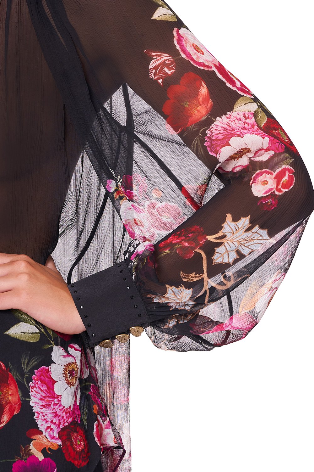 RAGLAN BUTTON UP SHIRT MIRROR MIRROR