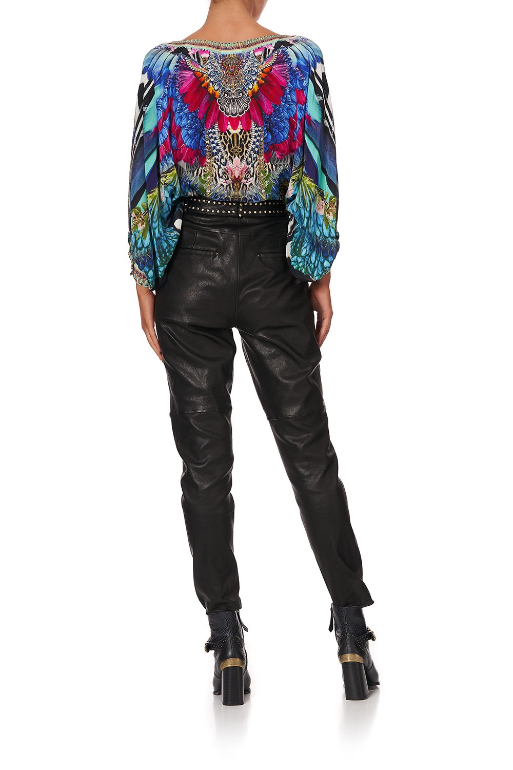 RAGLAN SLEEVE BLOUSE WITH CUFF CAFE NAIROBI