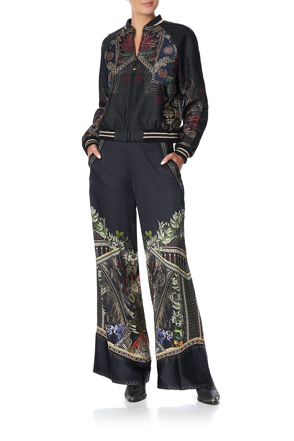 RAGLAN SLEEVE BOMBER JACKET BOTANICAL CHRONICLES