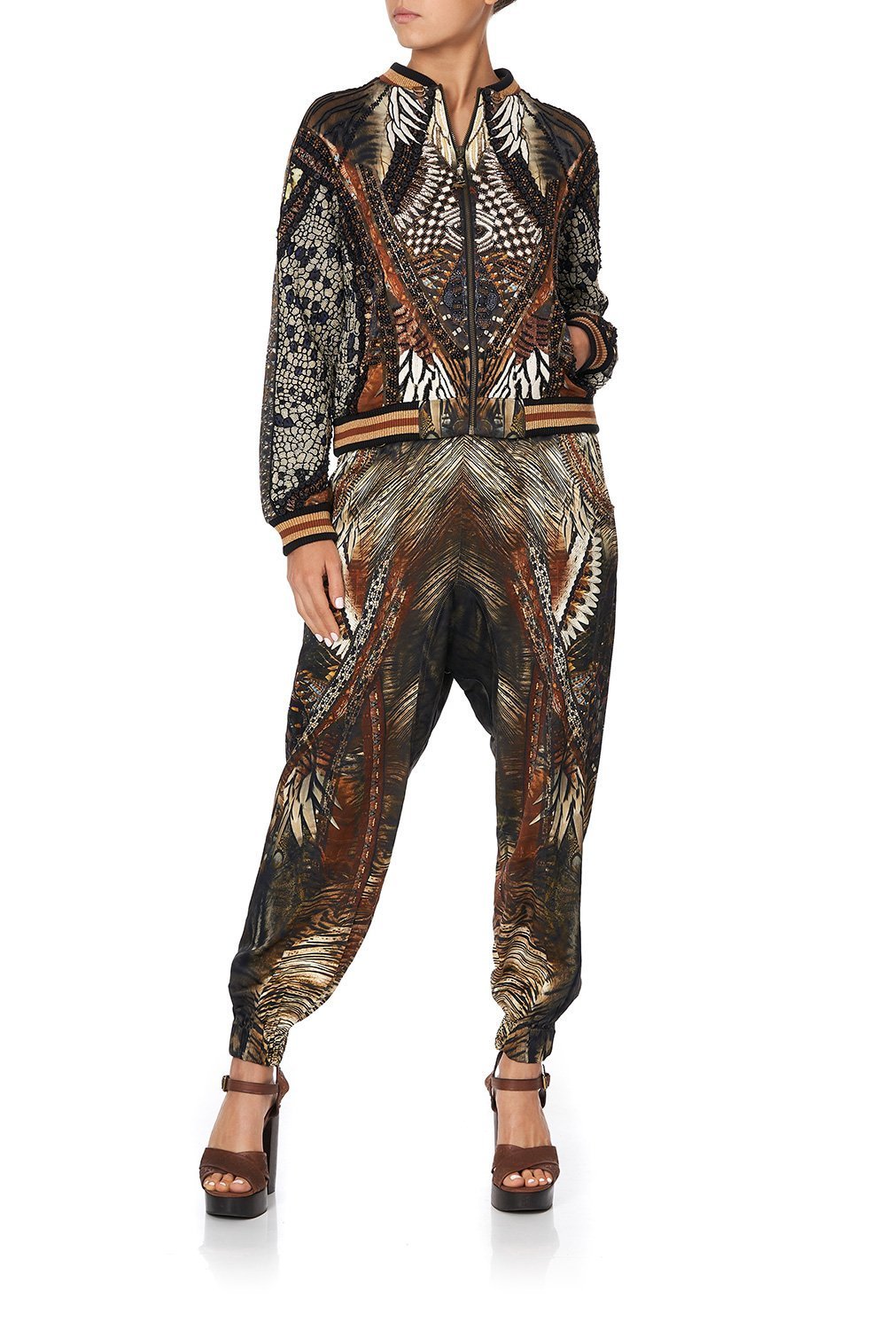 RAGLAN SLEEVE BOMBER JACKET KAKADU CALLING