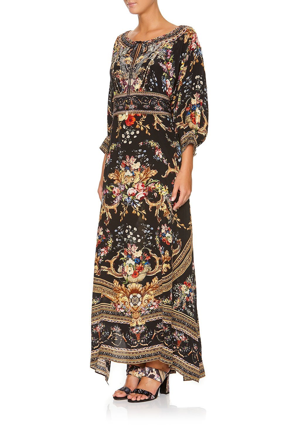 RAGLAN SLEEVE DRESS FRIEND IN FLORA