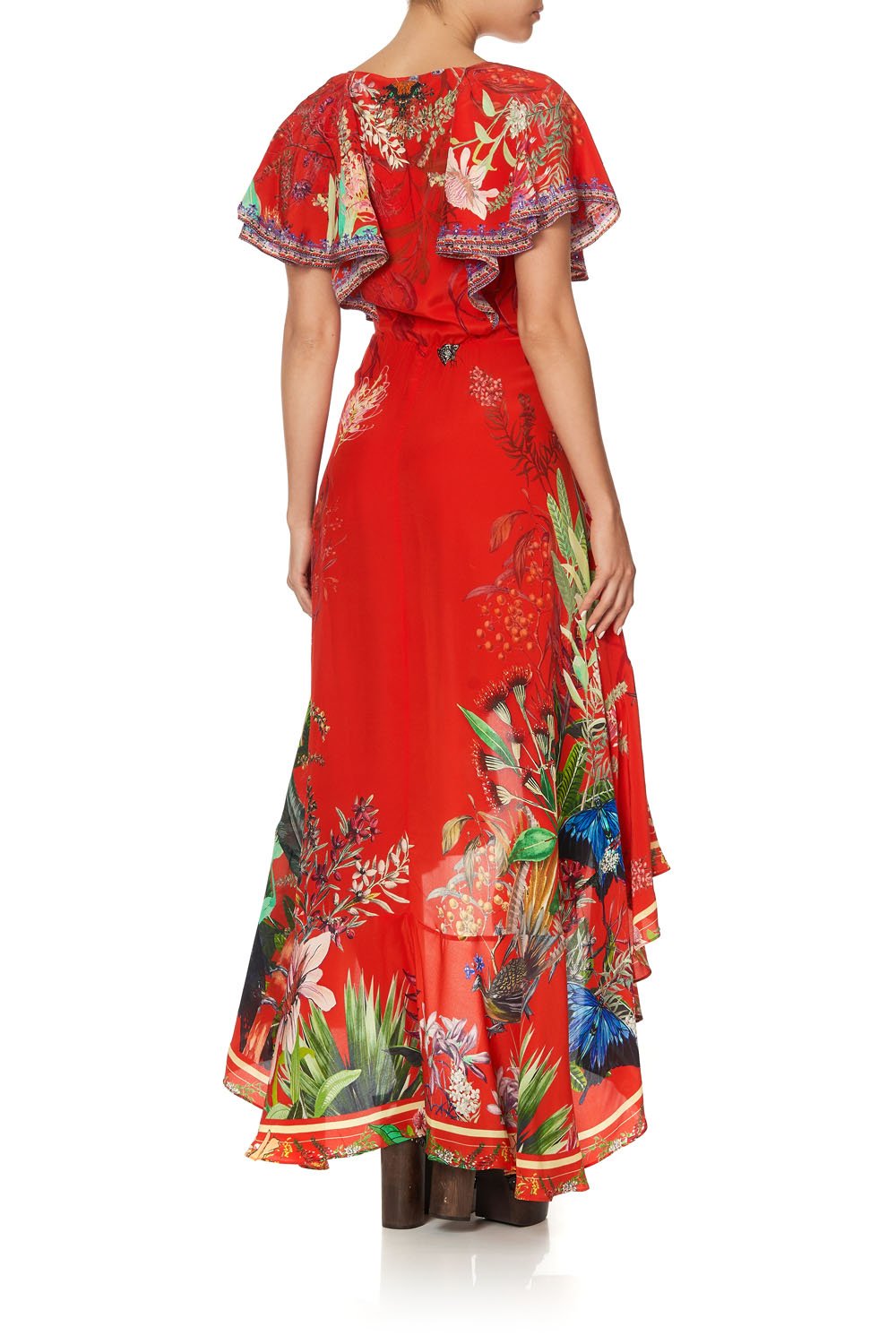 FRILL SLEEVE LONG DRESS FARAWAY TREE