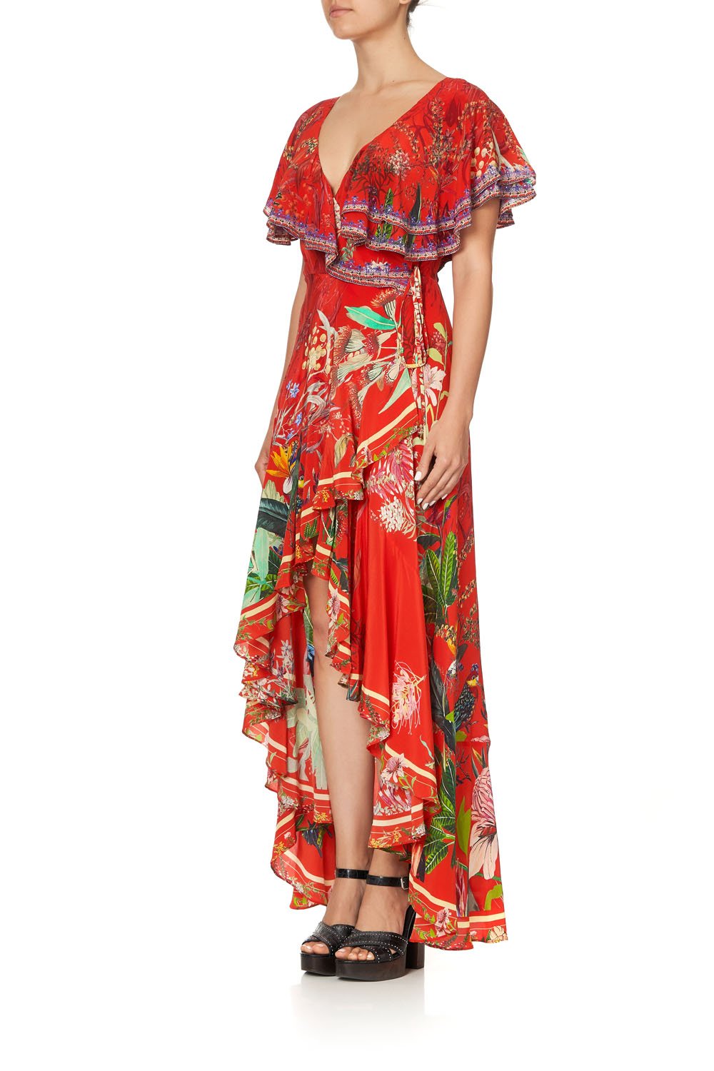 FRILL SLEEVE LONG DRESS FARAWAY TREE