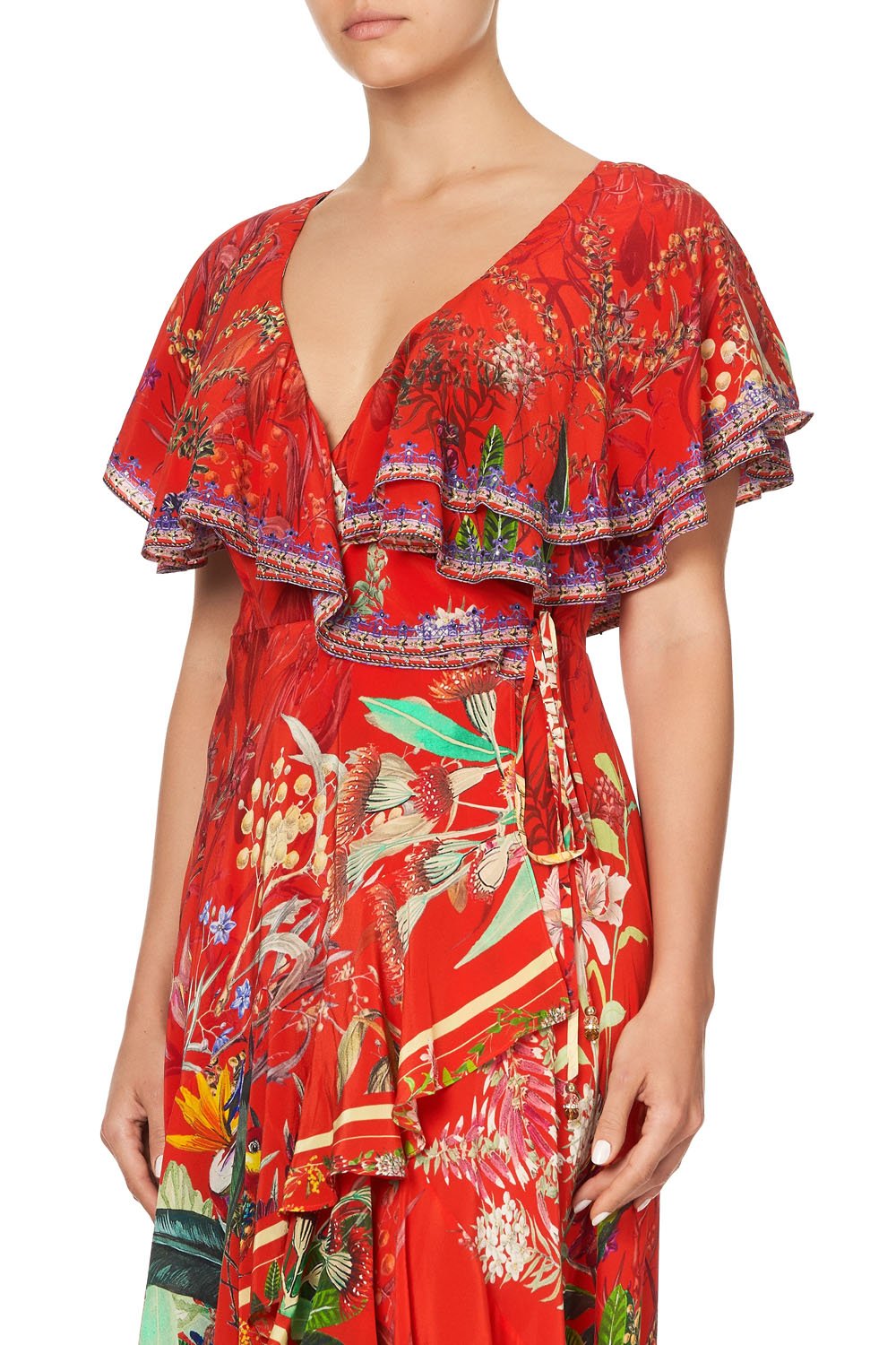 FRILL SLEEVE LONG DRESS FARAWAY TREE