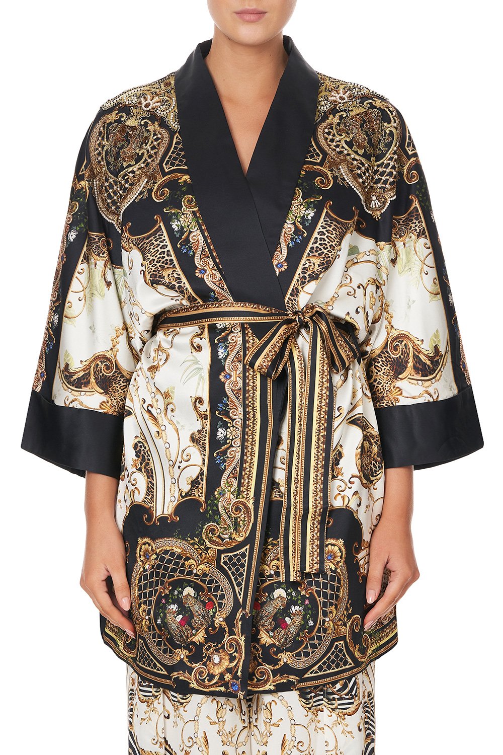 ROBE WITH NARROW COLLAR STUDIO 54