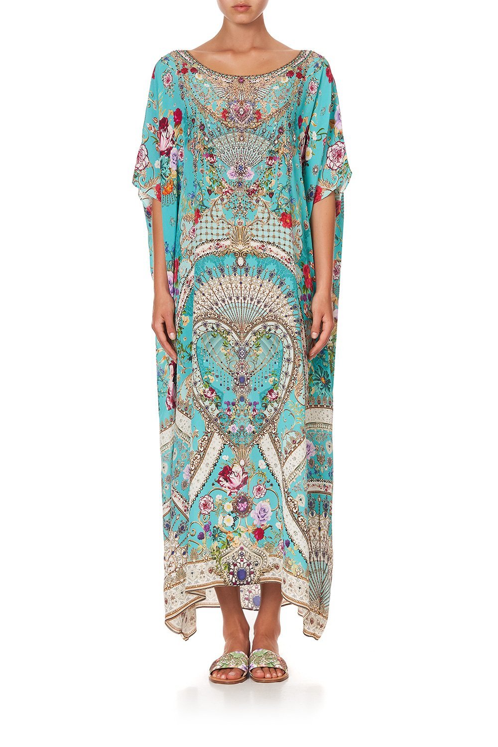 ROUND NECK KAFTAN A SONNET FOR SATINE